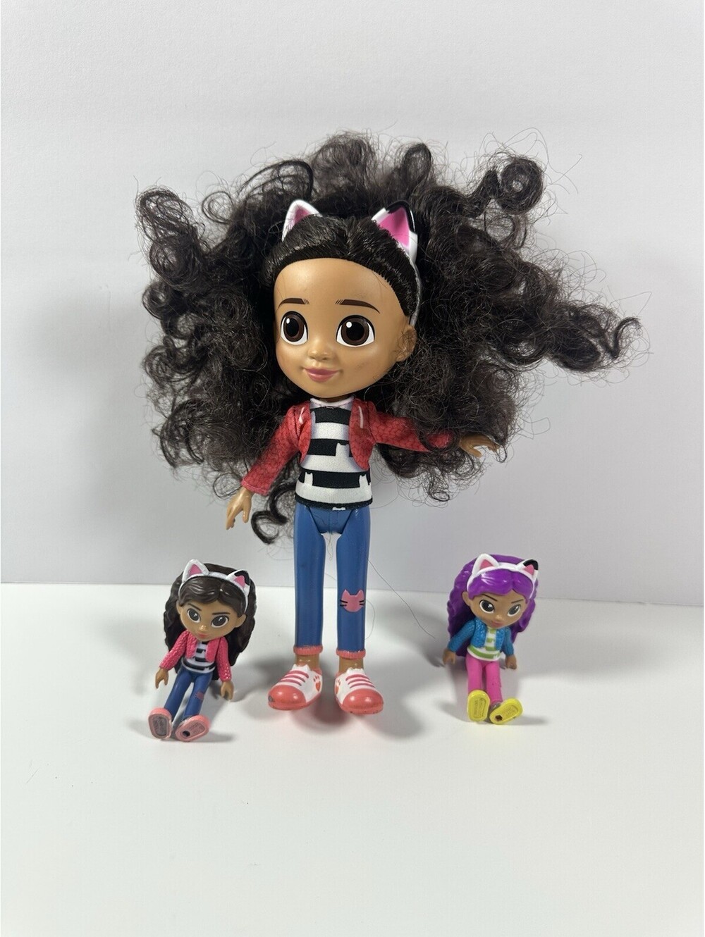 Gabby’s Dollhouse 8” Gabby doll With 2 4” Gabby Figures